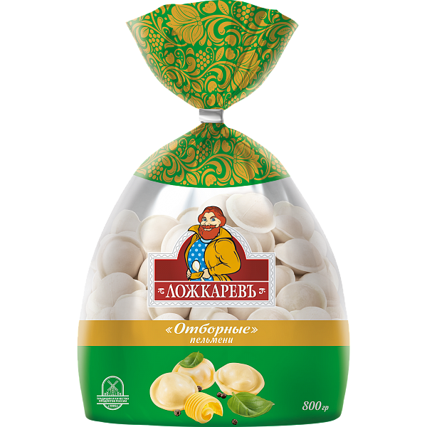 Пельмени Ложкаревъ Отборные